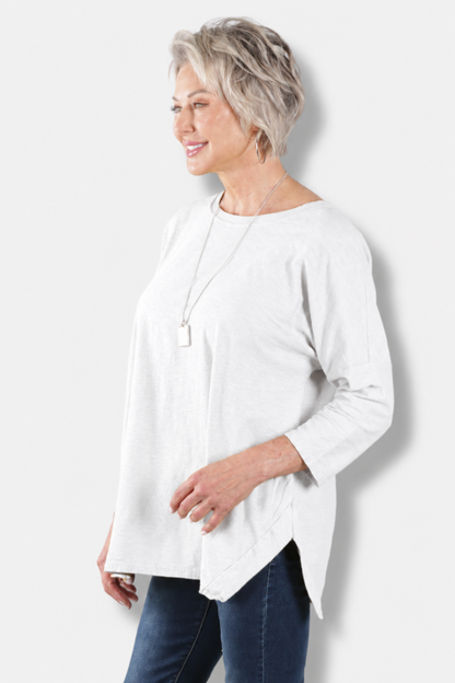 Osize Boxy Top - White