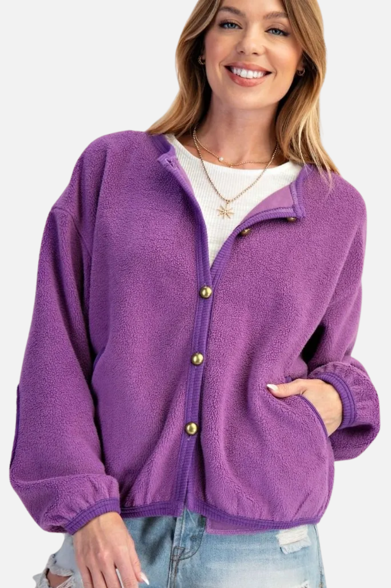 Fleece Jacket - Grape
