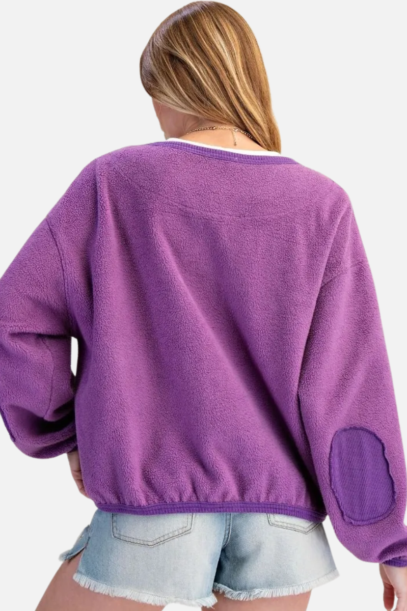 Fleece Jacket - Grape