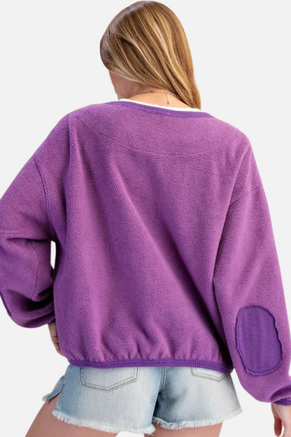 Fleece Jacket - Grape