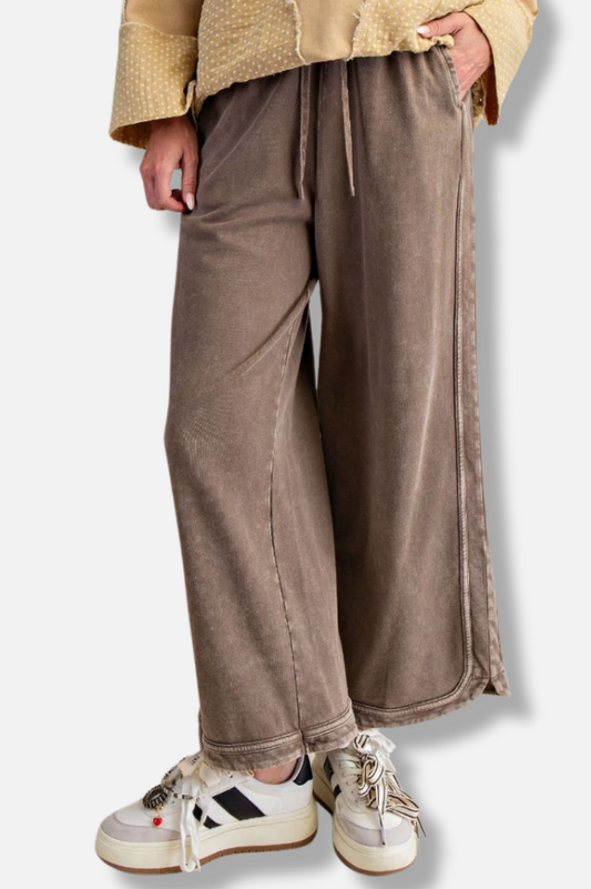 Knit Terry Pant - Dark Chocolate 