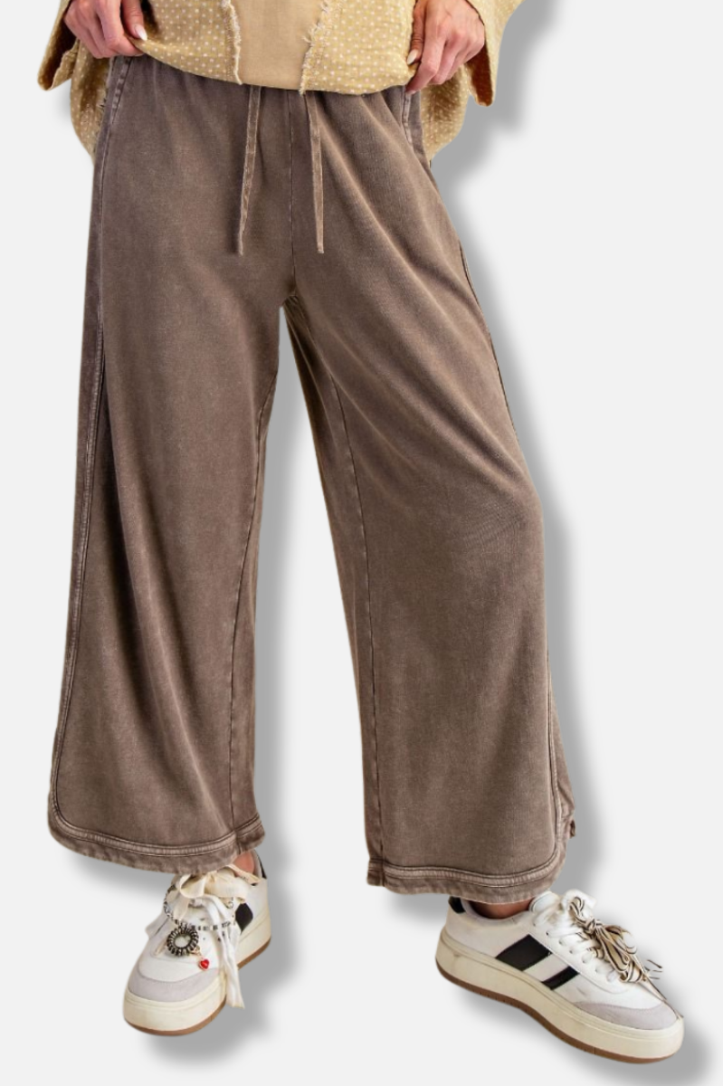 Knit Terry Pant - Dark Chocolate 