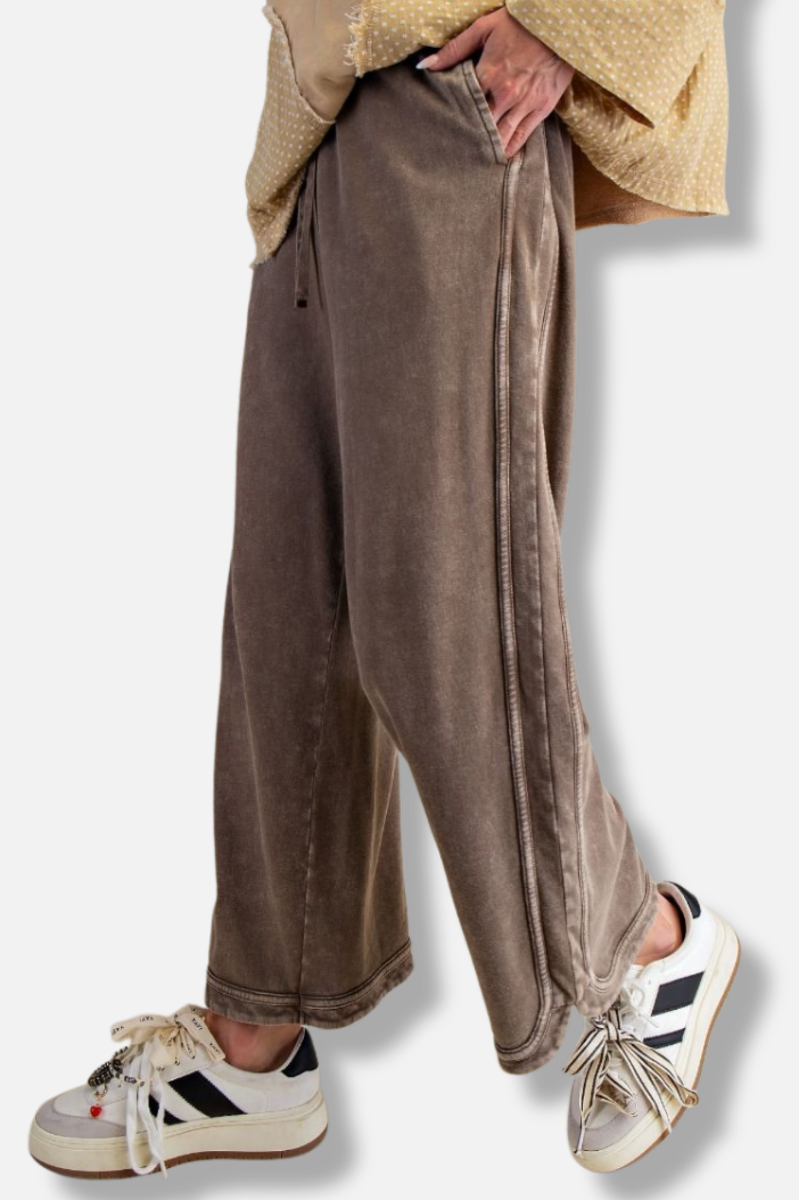 Knit Terry Pant - Dark Chocolate 