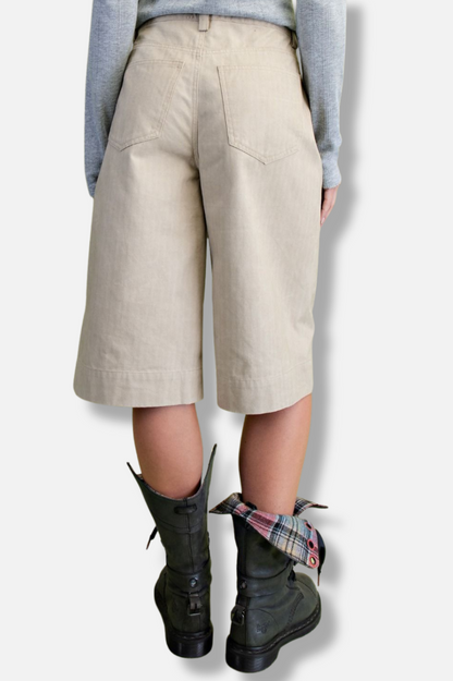 Bermuda Twill Shorts - Mushroom 