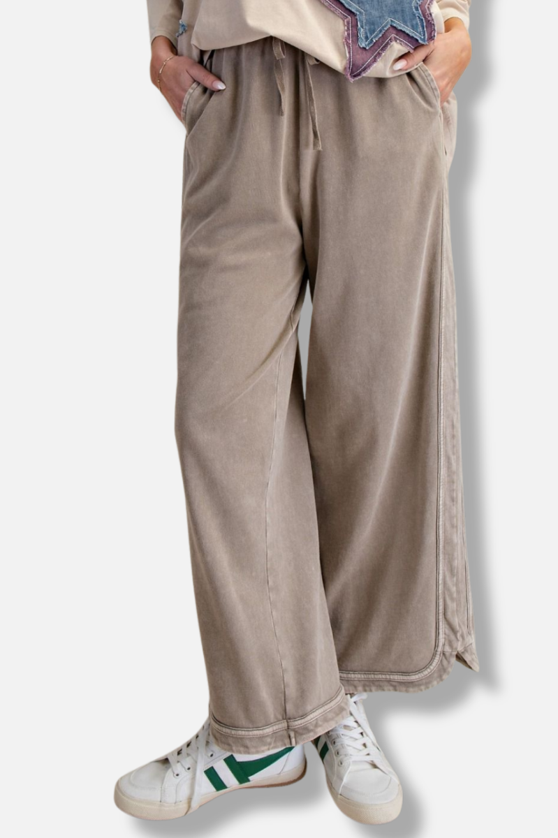 Knit Terry Pant - Mocha