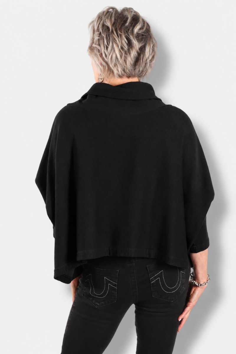 Astrid Shirt - Black Fleece 