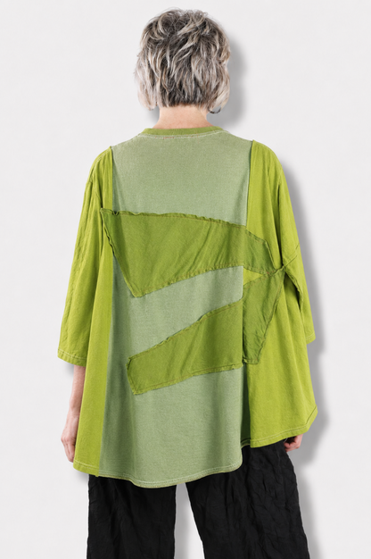 Triangle Tee - Lime Green #2