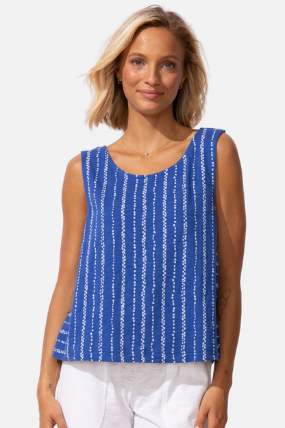 Harborside Tank - Resort Stripe