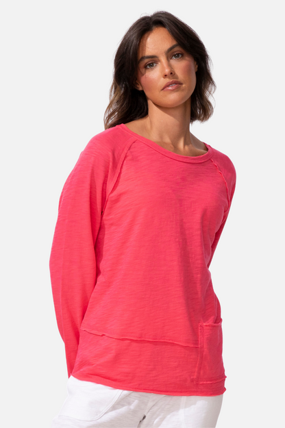 Pocket Pullover - Poppy