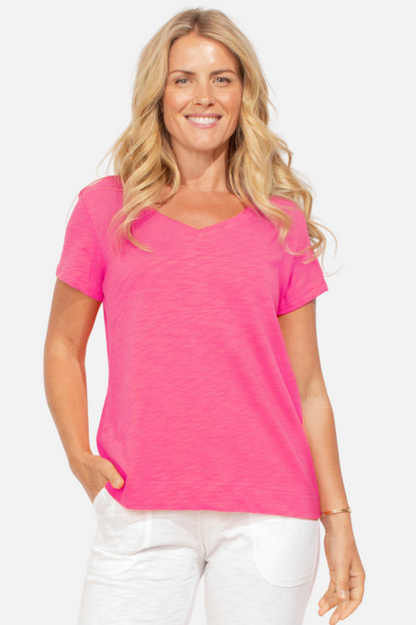V-Neck Tee - Cosmo