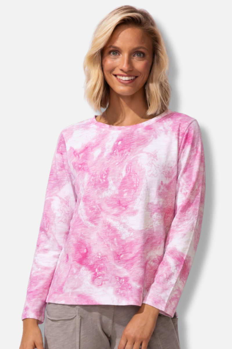 Boxy Tee - Cosmo Ocean Marble