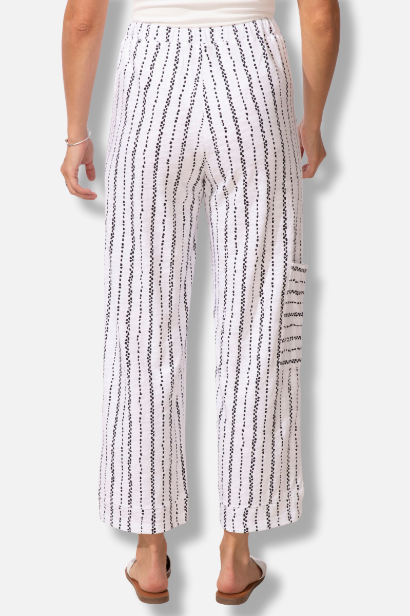 J Pocket Flood - White Driftwood Stripe