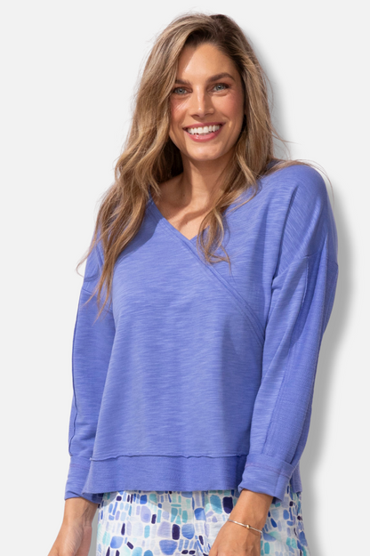 Front & Back Pullover - Baja Blue