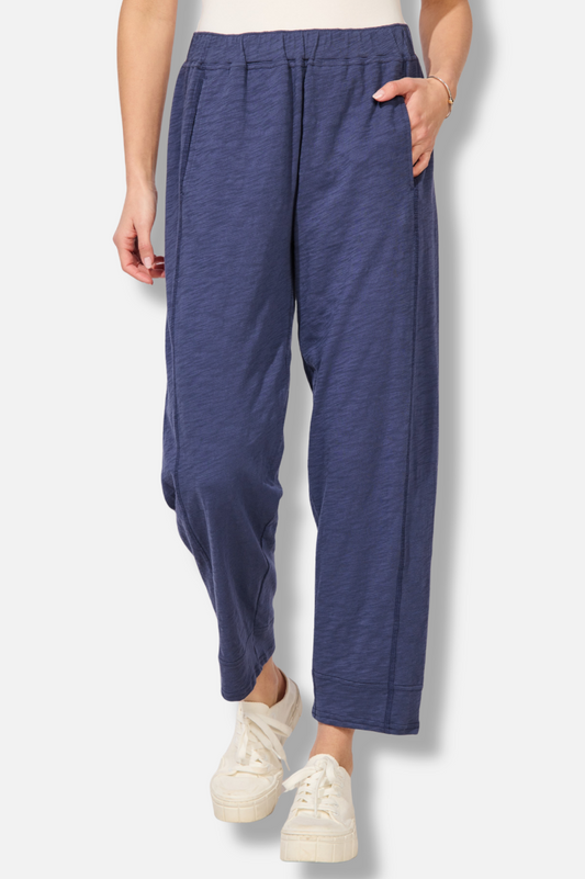 Serene Seamed Pant - Navy