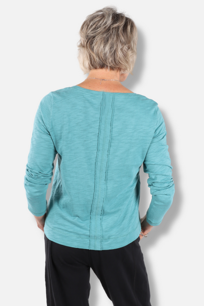 Stay Centered Tee - Teal