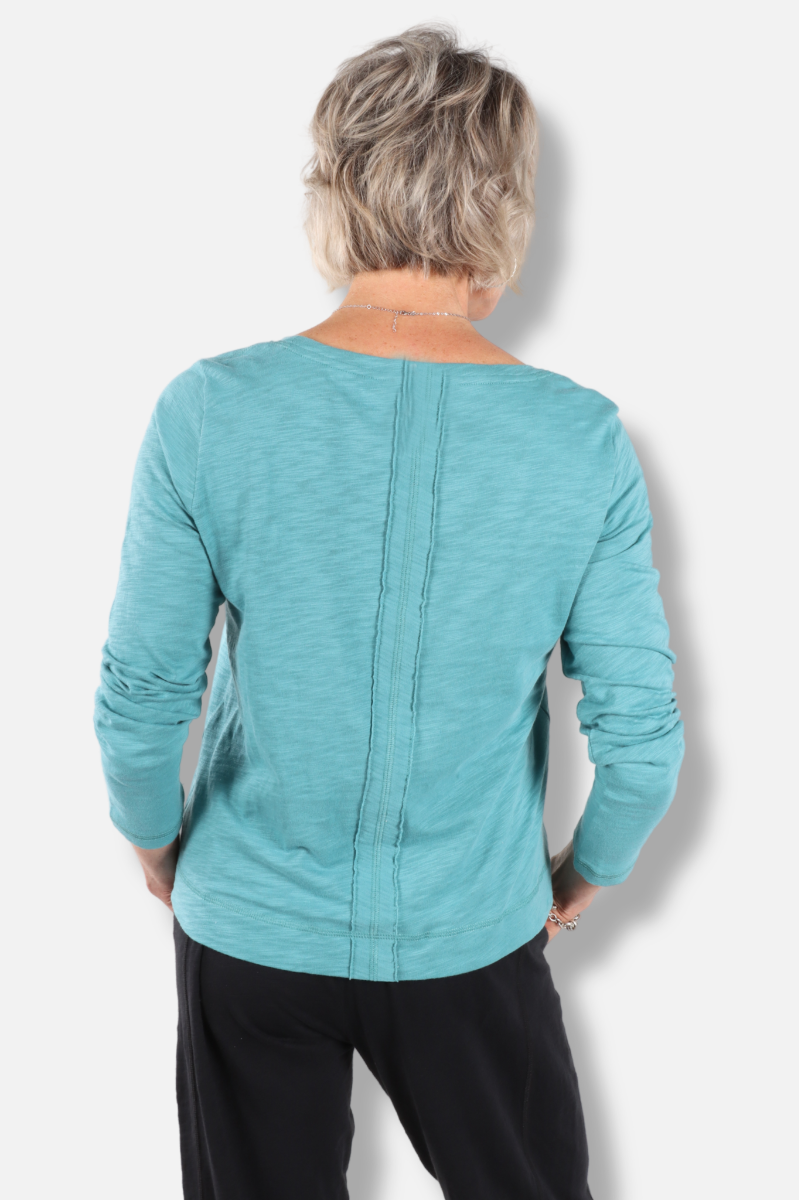 Stay Centered Tee - Teal