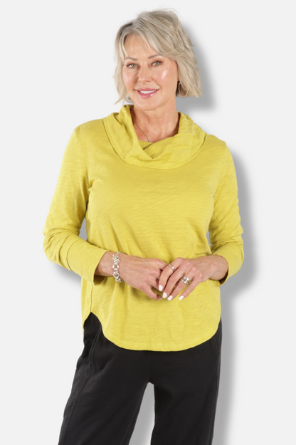 High Lo Cowl - Citron