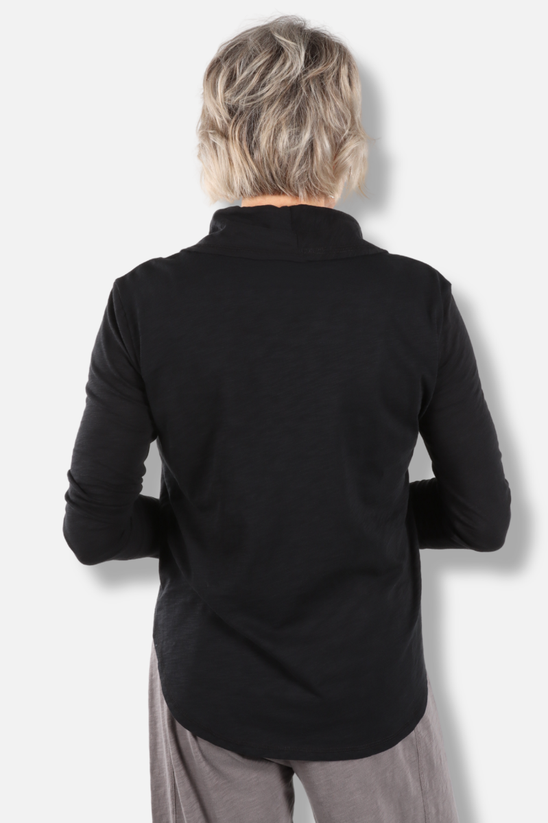High Lo Cowl - Black