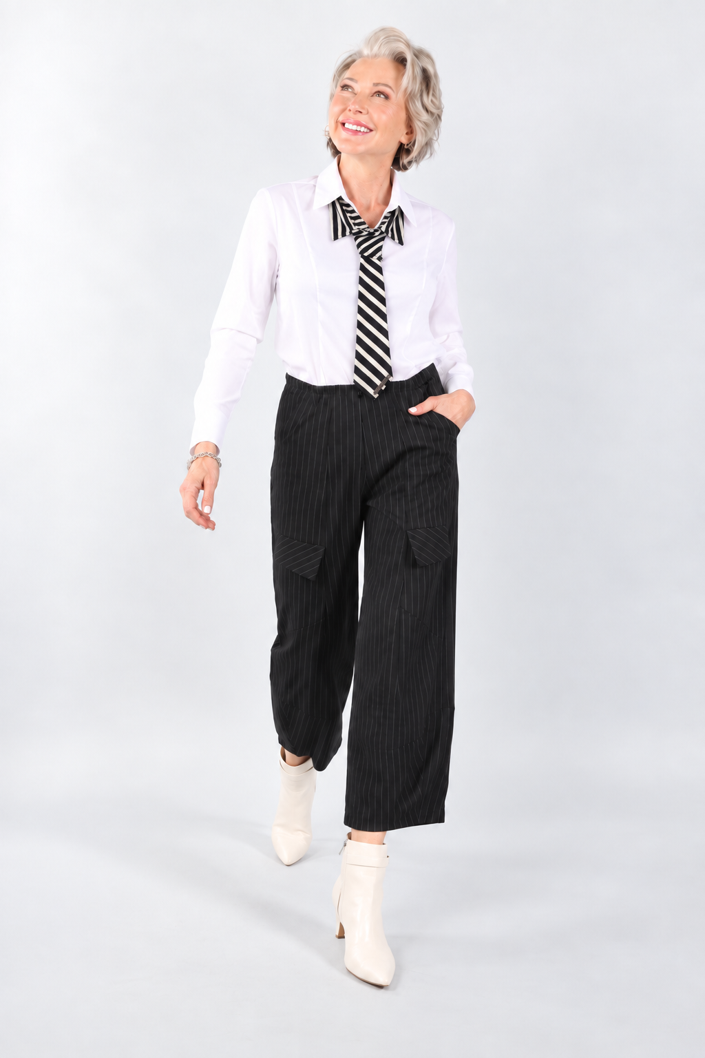 Neck Tie Scarf - Stripe