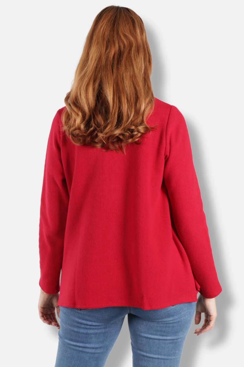 Pocket Tunic - Cherry 