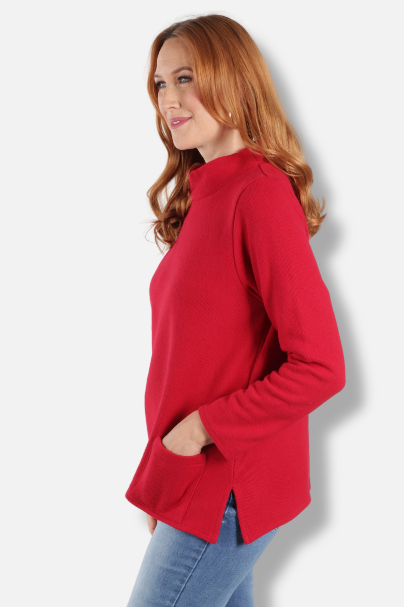 Pocket Tunic - Cherry 