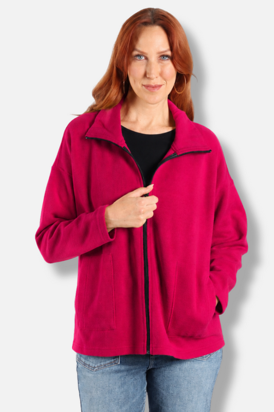 Zippy Jacket - Cherry