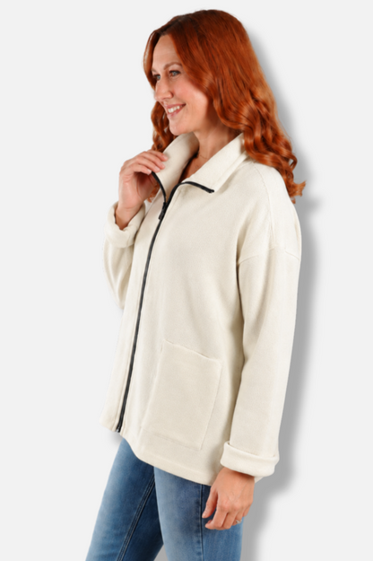 Zippy Jacket - Cream