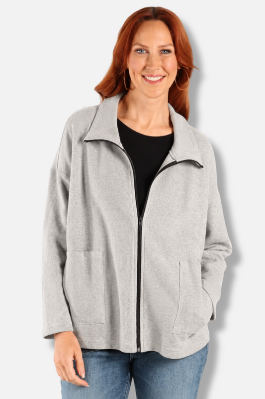 Zippy Jacket - Heather Grey 