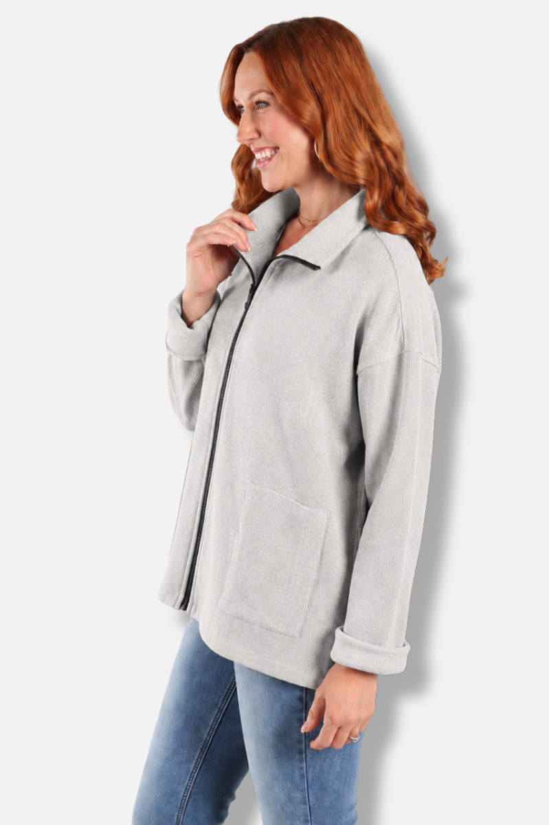 Zippy Jacket - Heather Grey 
