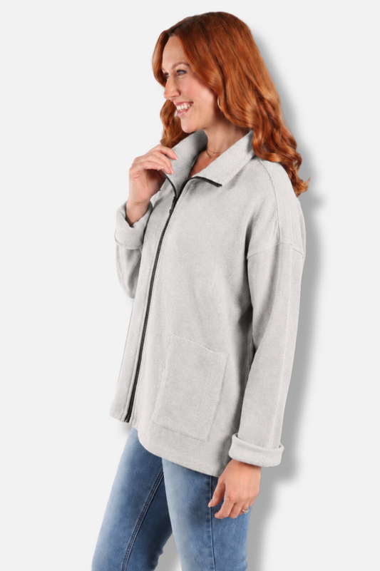 Zippy Jacket - Heather Grey 