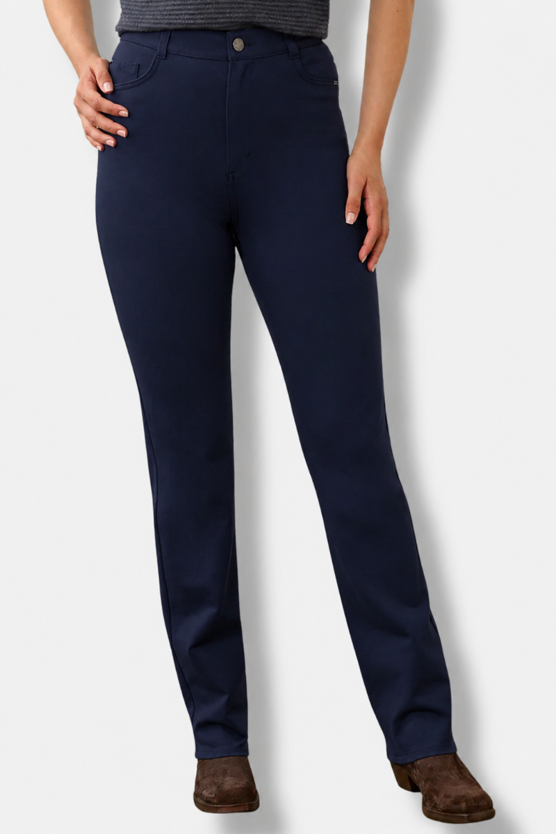 Suzanne Straight Leg Pant - Navy