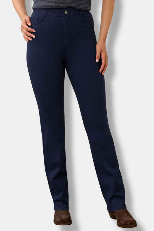 Suzanne Straight Leg Pant - Navy
