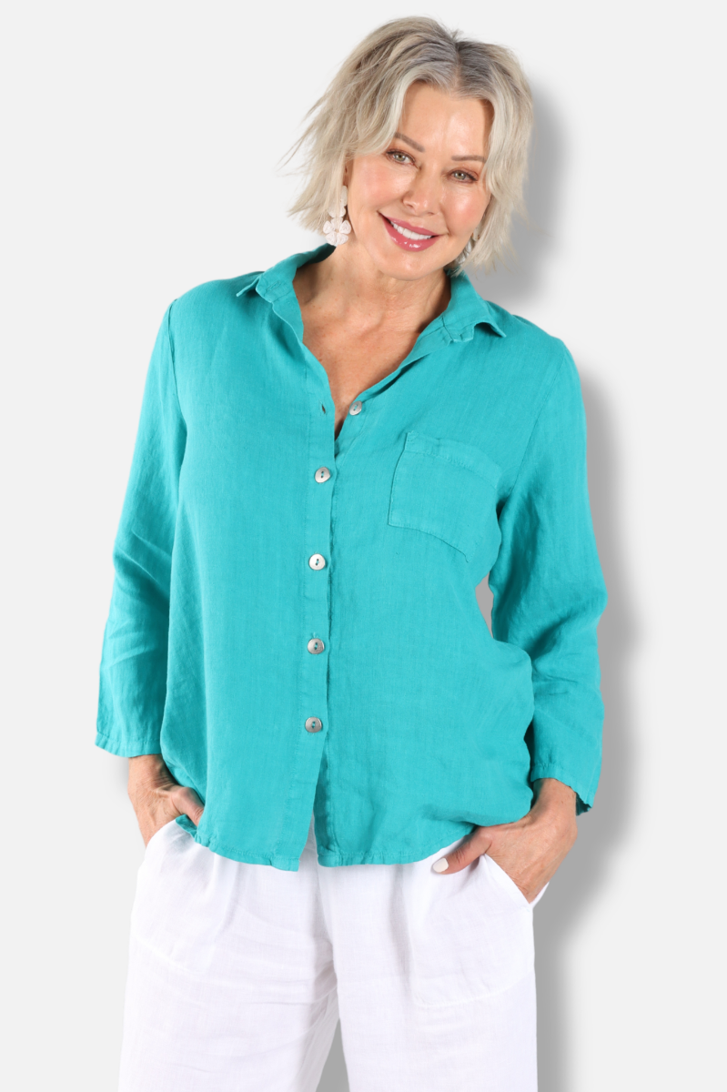 Shirt Jacket - Teal