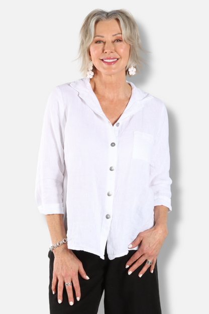 Shirt Jacket - White 