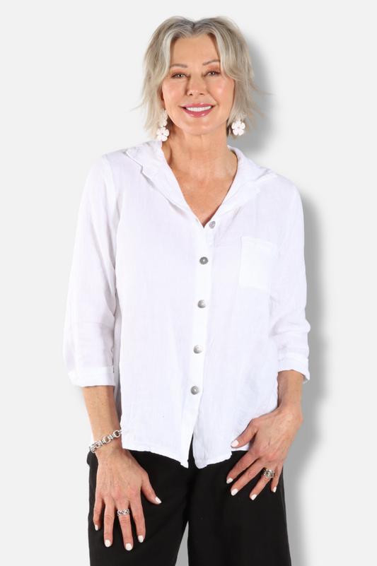 Shirt Jacket - White 