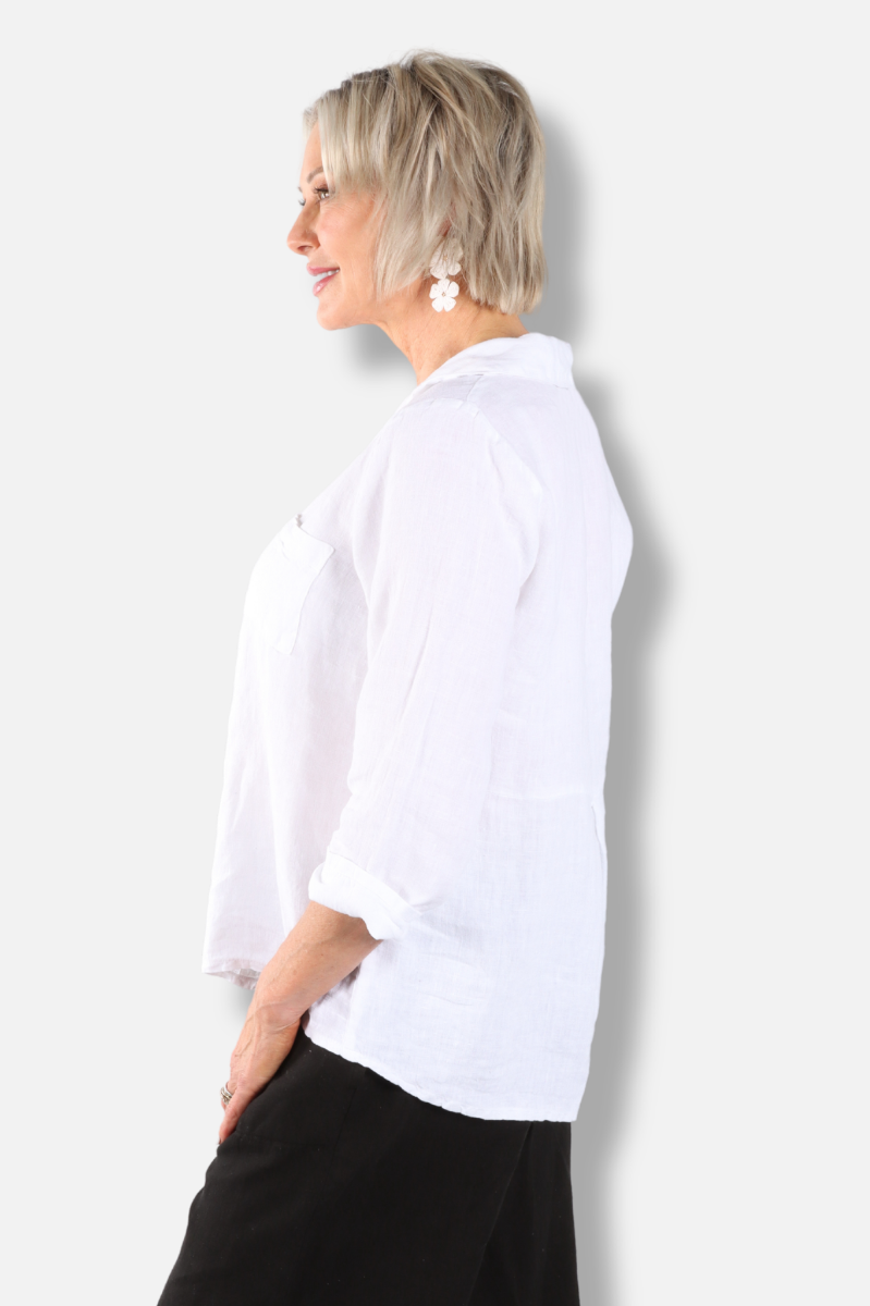 Shirt Jacket - White 