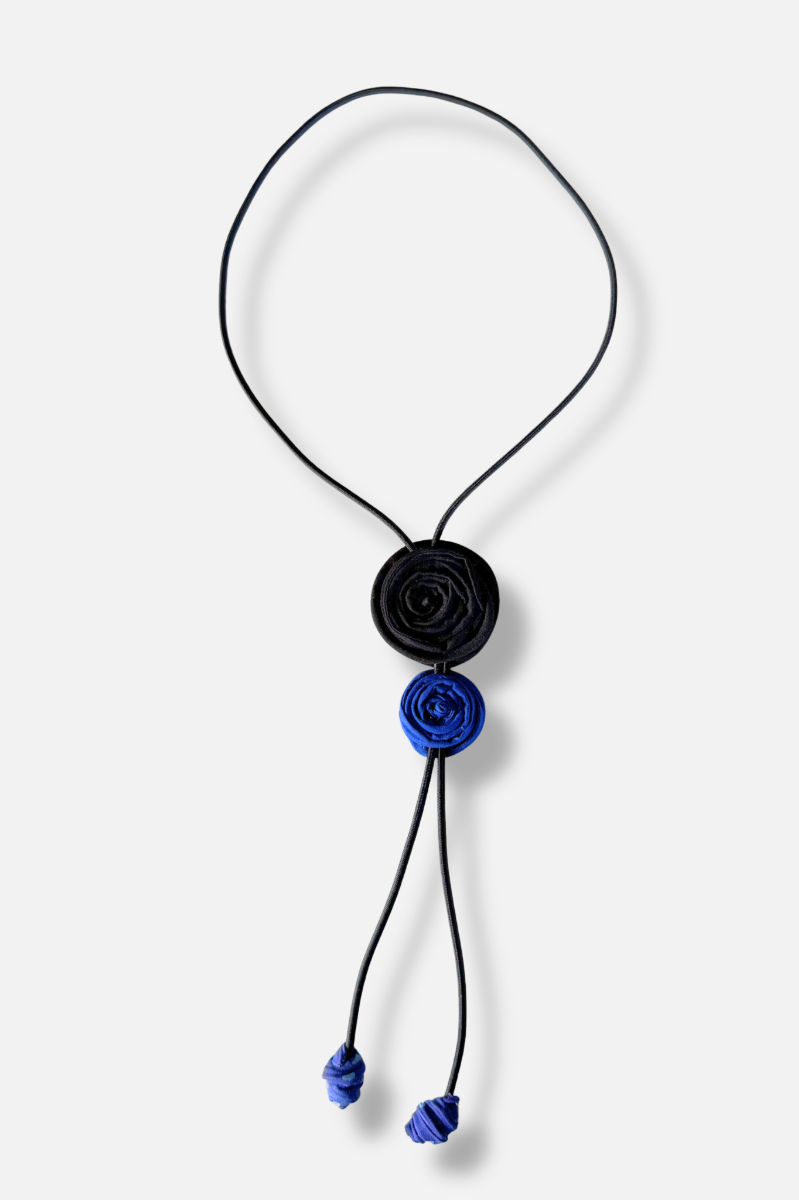 Double Dot Bolo - Blue