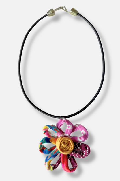 Daisy Necklace - Purple Multi #3