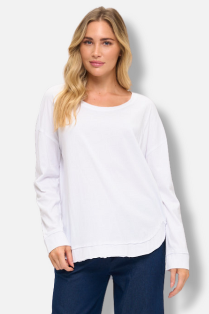 Long Sleeve Tunic - White