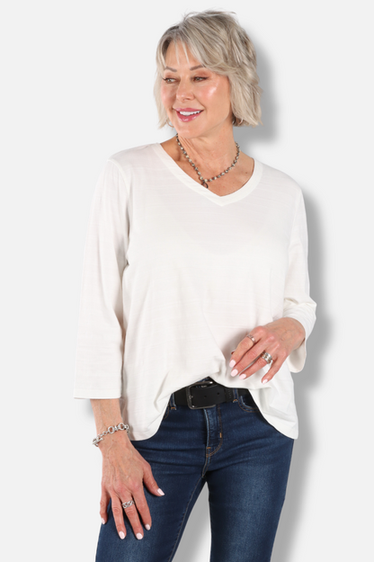 Easy V Top - White