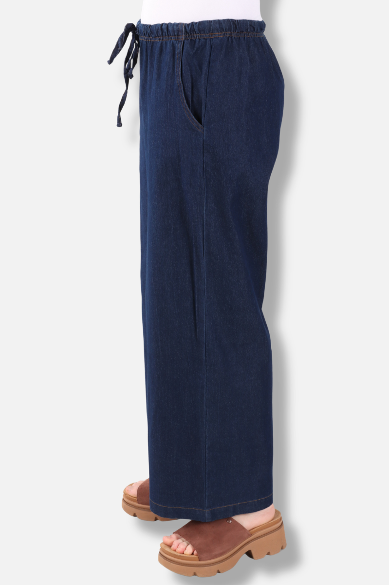 Flood Pant - Blue Denim