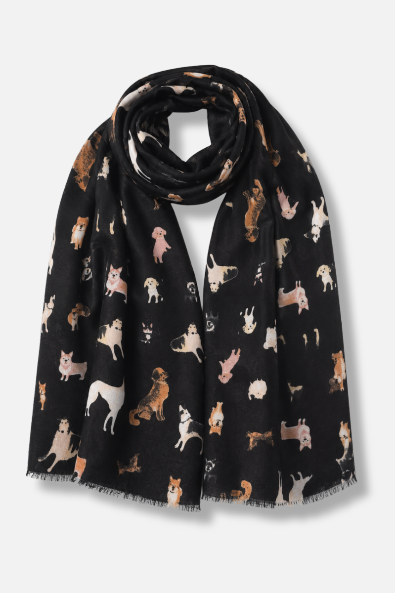 Dog Scarf - Black