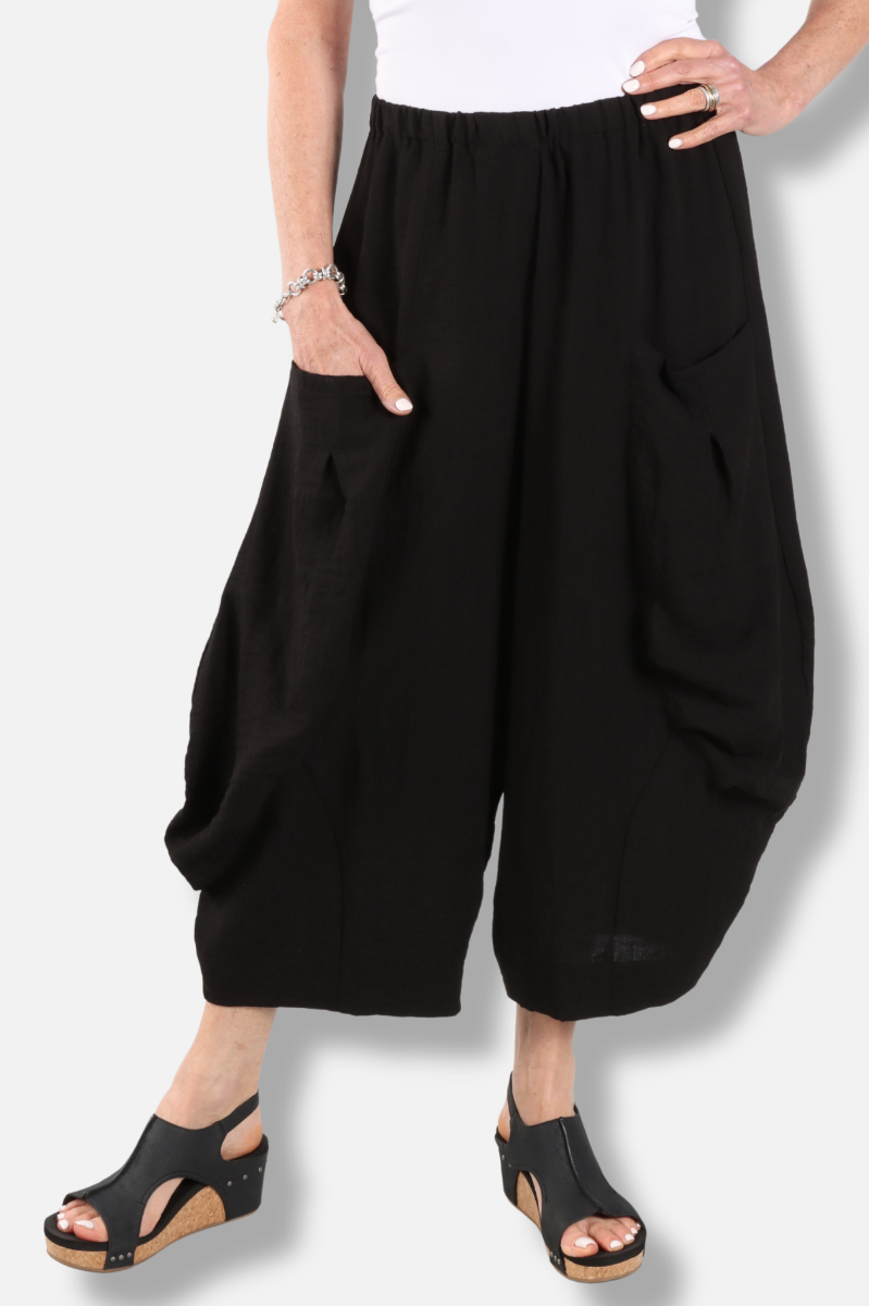 Double Pocket Pant - Black