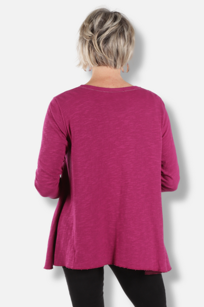 Original Longer Angel Tee - Beet