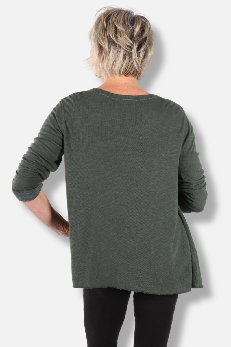 Original Longer Angel Tee - Konbu