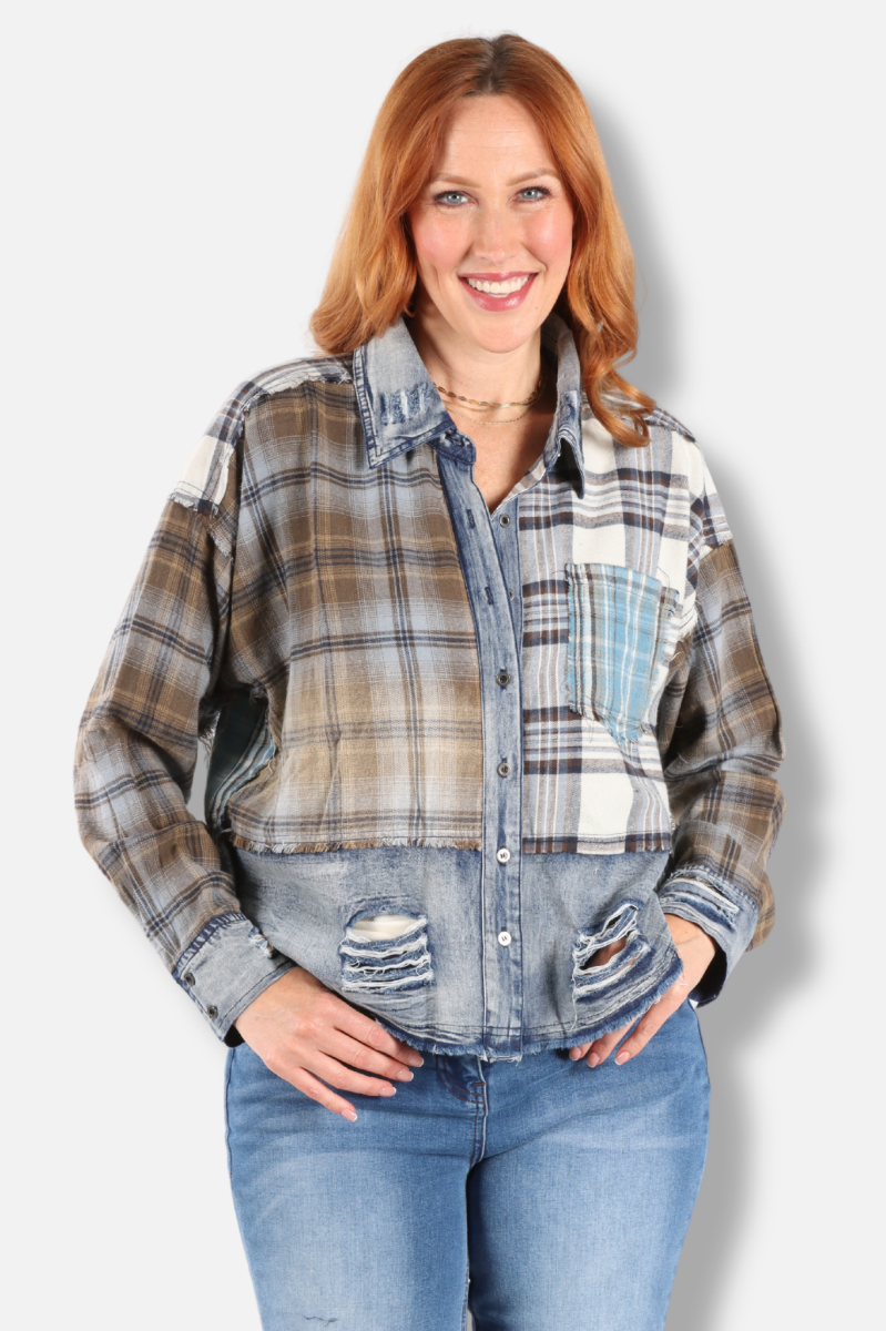 Button Down Shirt - Denim 
