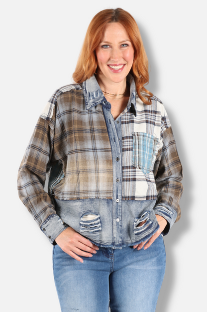 Button Down Shirt - Denim 