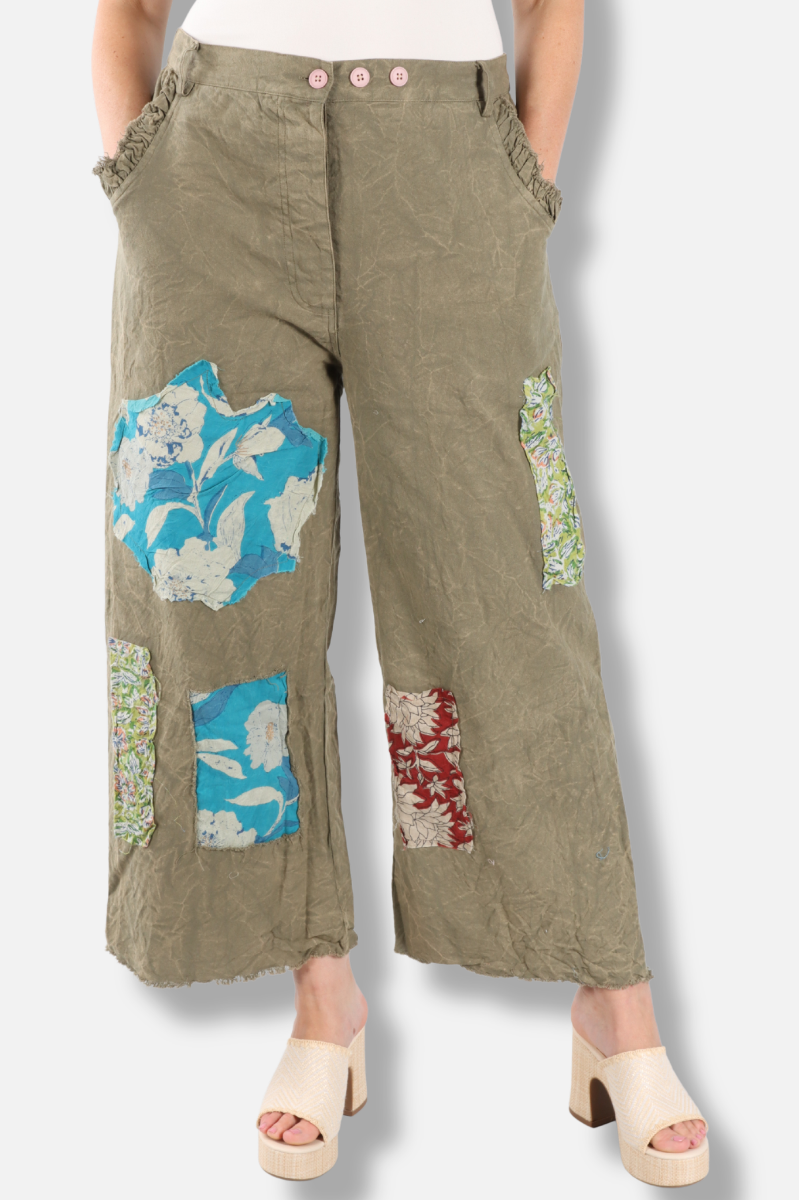 Woven Fields Pant - Moss