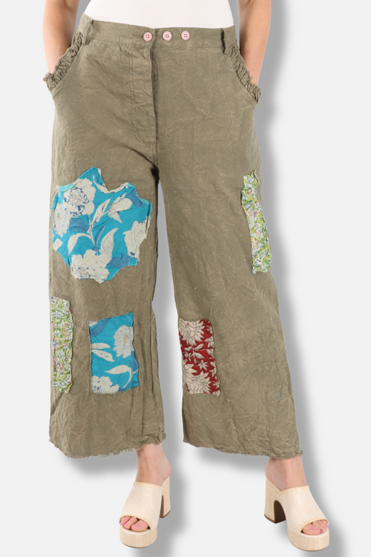 Woven Fields Pant - Moss