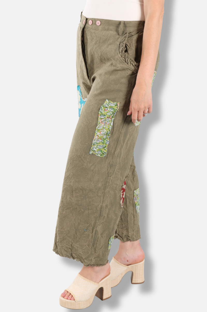 Woven Fields Pant - Moss
